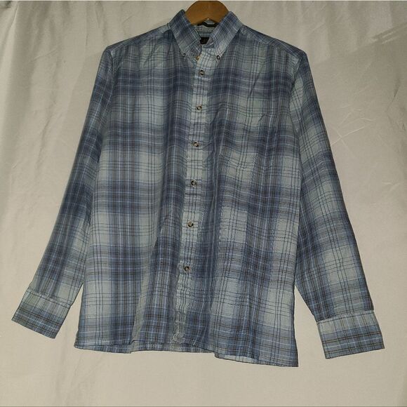 417 Van Heusen Men's Button Up Long Sleeve Shirt - Picture 2 of 8